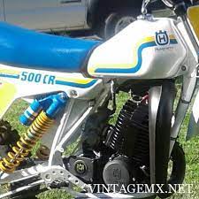 1983 Husqvarna 500 Cr Tank And Engine Motorcross Bike Vintage Motocross Husqvarna