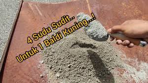 Bagaimana cara mudah bancuh konkrit dengan betul dan baik. Cara Bancuh Simen 1 Baldi Kuning Youtube