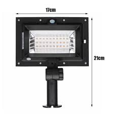 This premium solar powered led floodlight with pir motion sensor is a perfect lighting fixture to be description. Solar Powered Pir Motion Sensor Led Floodlight Wall Gutter Light Outdoor Garden