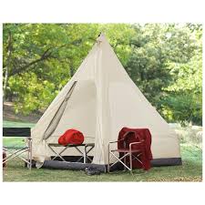 Guide gear teepee 10x10 tent: Guide Gear Lodge Tent 234577 Outfitter Canvas Tents At Sportsman S Guide