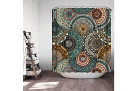 First, straighten up the vanity with sink accessories: Dick Smith Multi Colored Oriental Mandalas Shower Curtain 60cm 40cm Bath Mat Only Home Garden Bathroom Shower Bath Accessories Shower Curtains