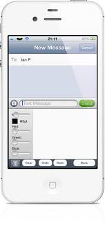 Cydia Tweak Grafiti Allows Iphone Ipod Touch Users To Draw And Send Pictures From Inside The Messages App Messaging App Messages Ipod Touch