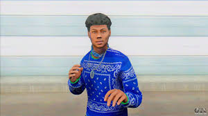 1280 x 720 jpeg 163 кб. Skin Blueface For Gta San Andreas