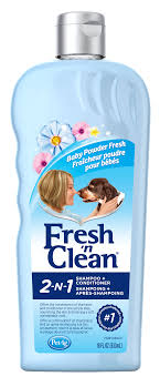 Buying a reliable shampoo for puppies is the best bet, but there are lots to choose from. Fresh N Clean 2 N 1 Conditioning Shampoo Baby Powder Scent Petag En Us