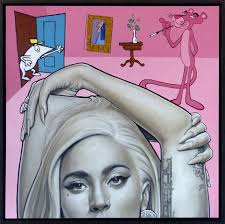 williamnelsonmashup Lady Gaga x Pink Panther “And Forsake All Others” Oil 
