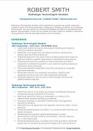 Radiologic Technologist Resume Samples Qwikresume