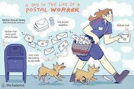 United States Postal Service Usps Workers Sort And Deliver Mail And Work In Management Positions Lea Office Cartoon United States Postal Service Usps Worker