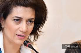 Press conference of PM Pashinyan's spouse Anna Hakobyan