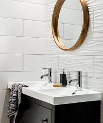 Maybe you would like to learn more about one of these? Bathroom Tile Idea Install 3d Tiles To Add Texture To Your Bathroom Small Bathroom Tiles Small Bathroom Tile Ideas White Bathroom Tiles