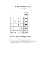 I dont so im making mine out of wood. Math Block Puzzles Critical Thinking Addition Skills No Prep Tpt