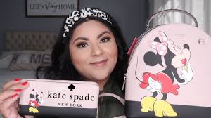 But you'll want to move quick before it's gone again. New Kate Spade Minnie Mouse Backpack Wallet Youtube