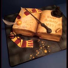 Harry Potter Harry Potter Book Cake Harry Potter Cake Harry Potter Desserts