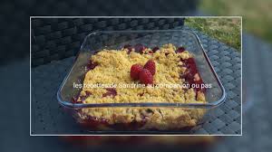 Crumble Aux Framboises Recette Facile Et Rapide Au Companion Thermomix Ou Sans Robot Les Recettes De Sandrine Au Companion Ou Pas
