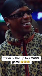 Travis Scott Shines at Cavaliers Game