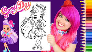 When in warm weather, anna wears outfits which look similar to her winter outfit, but with green coloring. Coloring Sunny Day Blair Coloring Book Page Prismacolor Colored Pencil Kimmi The Clown Youtube