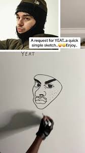 A request for Rap sensation YEAT..a quicky simple  sketch..enjoy😜😁#yeat#bestrap#bestrapper#bestrapperalive#rap#hiphop#music#bestmusic#fun#cartoon#caricature#raptiktok#bestvideo#fyp#fypage#enjoy#share#c...