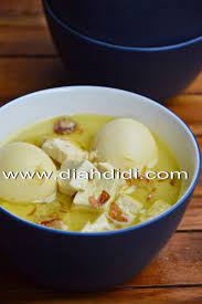 Diah Didi S Kitchen Opor Kuning Tahu Telur Resep Masakan Makanan Masakan Vegetarian