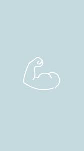 Workout Muscle Icon Aesthetic Iphone Wallpaper Instagram Highlight Icons Fitness Wallpaper Aesthetics digital wallpaper, vaporwave, kanji, chinese characters. workout muscle icon aesthetic iphone