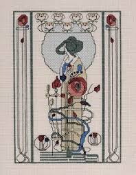 Sew Inspiring Art Deco Art Nouveau Cross Stitch Kits