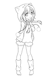 Coloriage Manga Kawaii 6 Coloriages A Imprimer Gratuits 2020