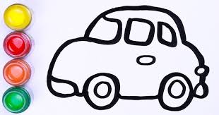 Menggambar Dan Mewarnai Mobil Cara Menggambar Lukisan Warna Cara Menggambar Warna Gambar