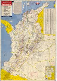 La república de colombia nace a partir del proceso de liberación impartido por simón bolívar el cual termina la republica de colombia que nace como un territorio independiente y autónomo, libre. Mapa Esso De La Republica De Colombia Road Map Esdac European Commission