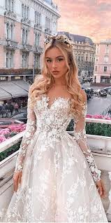 Rüschen, feine strukturierungen und zarte prints laden bei dieser. Designer Highlight Milla Nova Brautkleider Wedding Forward Hochzeitskleider Milla Nova Wedding Dresses Wedding Dresses Wedding Dress Long Sleeve