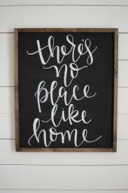There S No Place Like Home Wood Framed Sign By Jaireneehandmade On Etsy Https Www Etsy Com Listing 49255861 Wood Frame Sign Hand Painted Signs Chalkboard Art