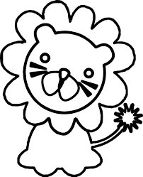 These cute zoo animal coloring pages also double as easy letter practice worksheets for preschool or kindergarteners. Baby Zoo Lion Animals Coloring Page Wecoloringpage Com Coloring Pages