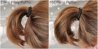 „pony puffin warb im oktober 2017 für einen voluminösen zopf. Review Pony Puffin Shape Your Ponytail Tiamel
