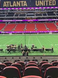 mercedes benz stadium section c128 home of atlanta falcons