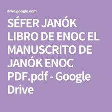 Descargar libros y ebooks (pdf / epub). Sefer Janok Libro De Enoc El Manuscrito De Janok Enoc Pdf Pdf Google Drive Libro De Enoc Escrituras De La Biblia Biblia Hebrea