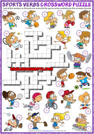 Then you probably can't resist the mystery of a good puzzle. Sports Verbs Esl Printable Crossword Puzzle Worksheet