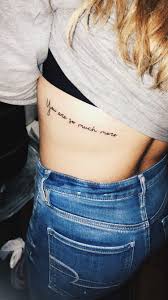 Tattoo Rib Tattoos For Women Cursive Tattoos Writing Tattoos