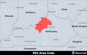 Cities that use 612 area code and a coverage map included as well. 502 Area Code Location Map Time Zone And Phone Lookup