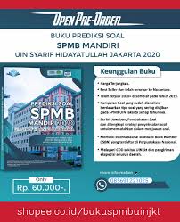 Berikut ini adalah contoh contoh soal mandiri uin malang yang bisa digunakan untuk melengkapi administarsi guru yang dapat di unduh secara gratis dengan menekan tombol download. Bukuspmbuinjkt Bukuspmbuinjkt Twitter