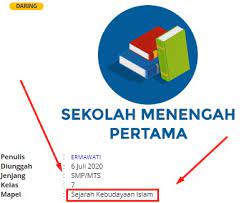 Maybe you would like to learn more about one of these? Rpp Daring Sejarah Kebudayaan Islam Kelas 7 Mts Situs Guru