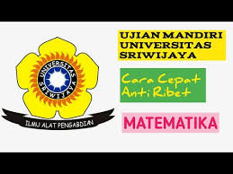Check spelling or type a new query. Ujian Mandiri Usm Unsri 2021 Matematika Part 1 Youtube
