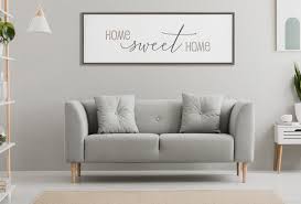 Don't let blank walls take over your home. Home Sweet Home Home Wall Decor Framed Traditional Stretched Canva Boxlie