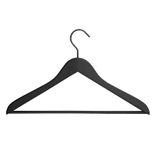 Our clothing & closet storage category offers a great selection of closet clothes hangers and more. Soft Hanger With Bar Thin 4 Pack Black Hay Royaldesign Co Uk