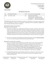 Recommended Conditions of Approval and Final Agency Approval Memos