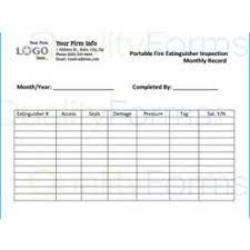 Fire safety log book march 2013 9 2.3 fire fighting equipment routine inspection by user a regular inspection of all extinguishers should be carried out to ensure that they are in their appropriate position. Monthly Fire Extinguisher Inspection Form