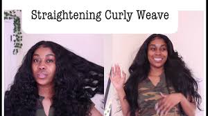 So it is really important to add after all that effort, you'll definitely want to do everything you can to make sure the hairstyle stays in place. Will The Curls Revert Straightening My Curly Weave Pt1 Youtube