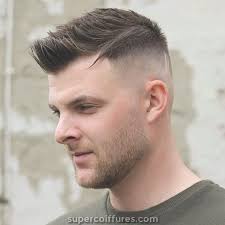 Faux hawk (ou faux mohawk) avec dégradé. Epingle Sur Coupe Cheveux Homme
