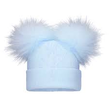 Pom Pom Envy Baby Double Pom Pale Blue