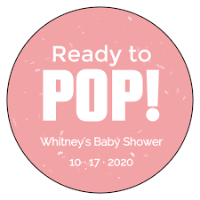 Diaper party invitation ideas western baby shower invitation. Ready To Pop Baby Shower Favor Label Template