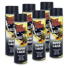 Schwarz matt 3 x 400ml lack sprühdose spraydose spray autolack schwarzmatt. 6x Fast Finish Rallye Lack Schwarz Matt 500 Kaufland De
