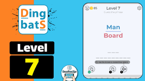 Train your brain by solving the puzzles. Dingbats Level 7 Man Board Walkthrough Youtube