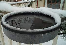 This heated birdbath for a deck comes with the hardware you need to get started right away. Heated Bird Baths And De Icers The Backyard Naturalist