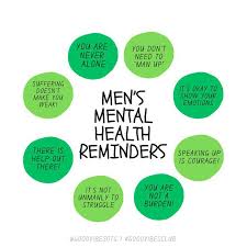 Men's mental health month reminder
